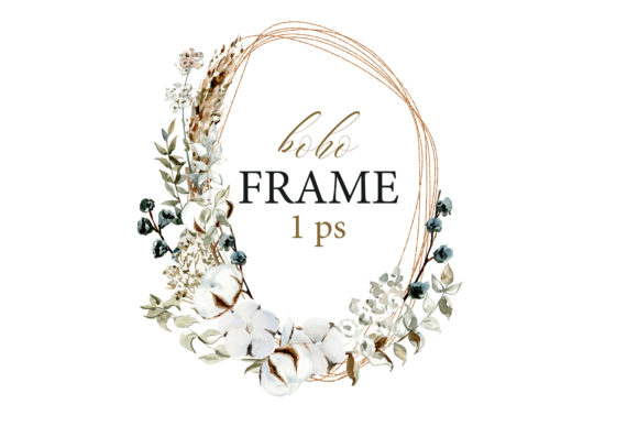Download Boho Geometrical Frame Watercolor - Boho Collection