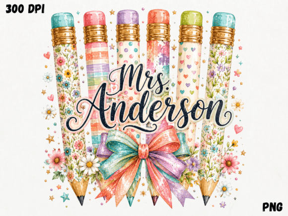 Download Personalized Teacher Pencil PNG, Custom - Personalized Collection