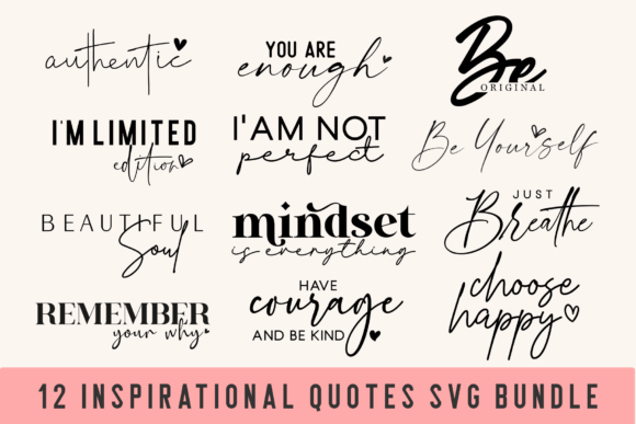 Download Boho Inspirational Quotes SVG BUNDLE - Boho Collection