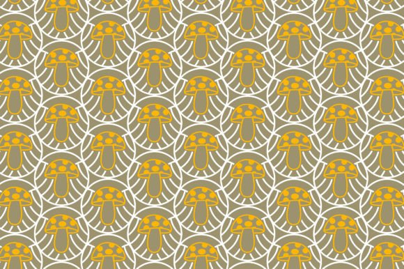 Download Asian Food Mushrooms Vector Pattern - Premium Resources