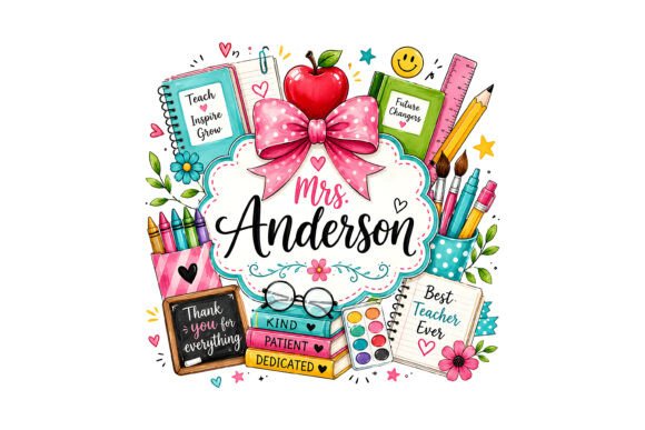 Download Personalized Teacher Appreciation PNG - Personalized Collection