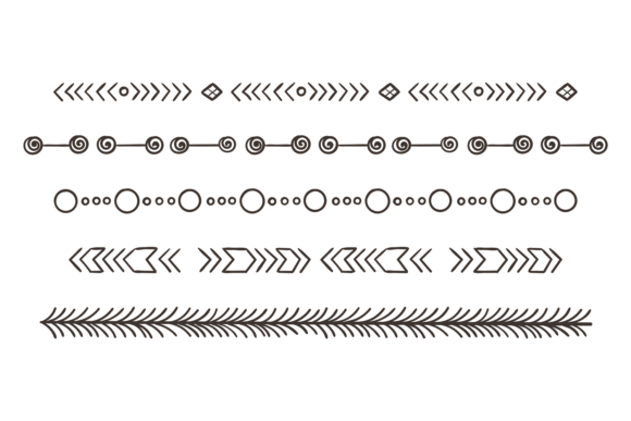 Download Tribal Ornament. Horizontal Boho Pattern - Boho Collection