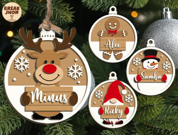 Download Personalized Christmas Ornament Svg - Personalized Collection