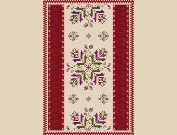 Download Ethnic Floral Embroidery Pattern - Embroidery pattern Collection
