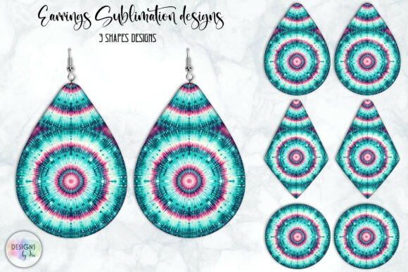Download Boho Mandala Earrings Sublimation - Boho Collection